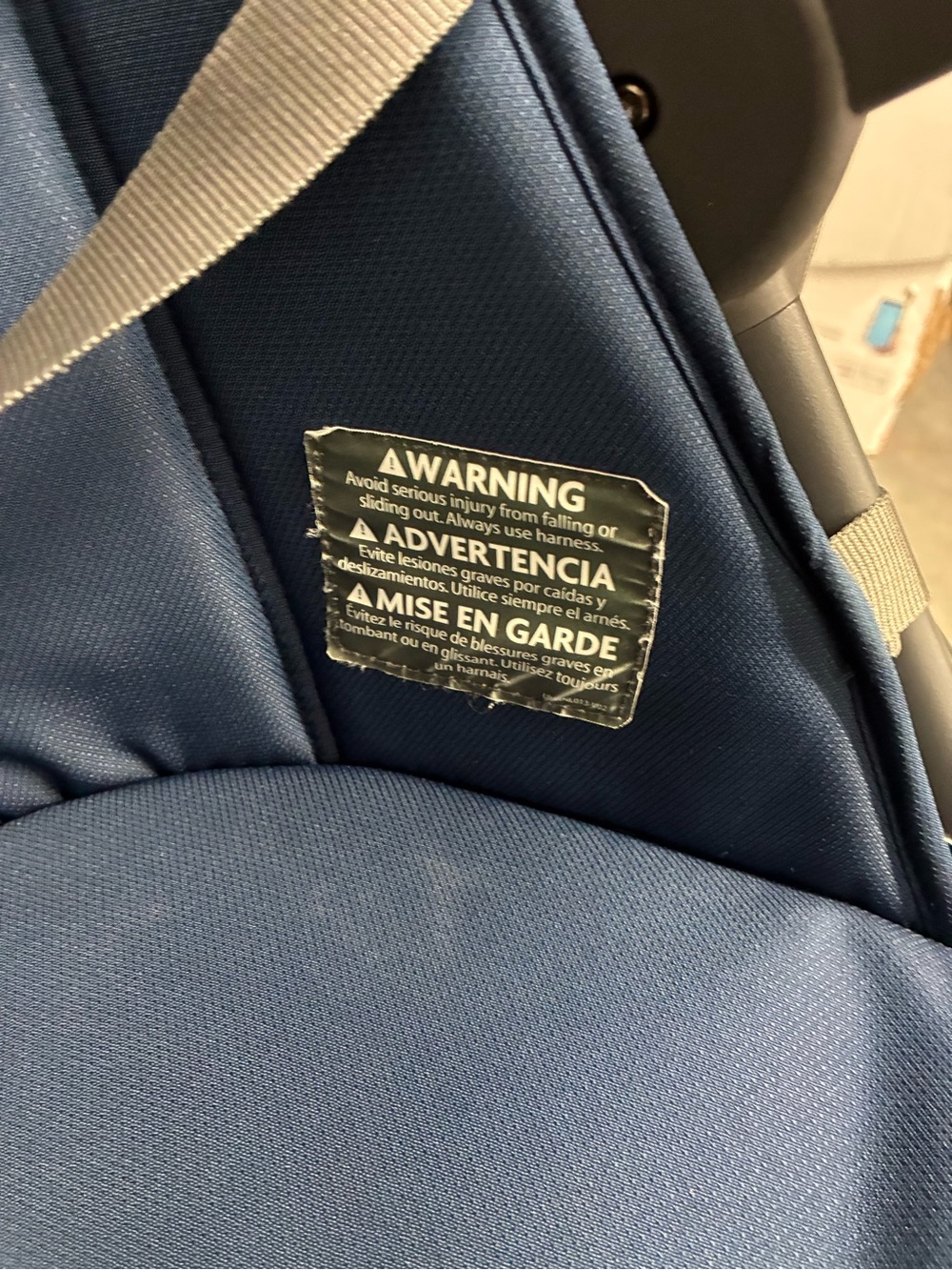 UPPA BABY CRUZ V2  Navy and Carbon-Saddle leather Stroller - Picture 6 of 14
